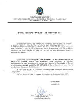 Ordem de Serviço IFFAR\SVS nº 060/2015
