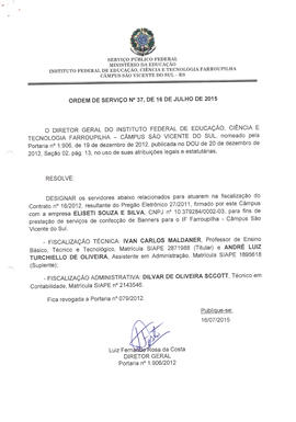 Ordem de Serviço IFFAR\SVS nº 037/2015