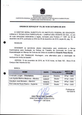 Ordem de Serviço IFFAR\SVS nº 175/2018