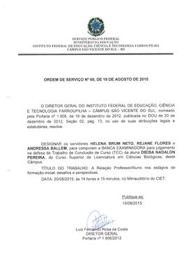 Ordem de Serviço IFFAR\SVS nº 068/2015