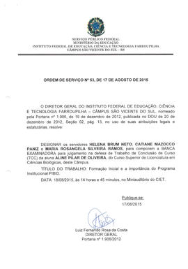 Ordem de Serviço IFFAR\SVS nº 053/2015