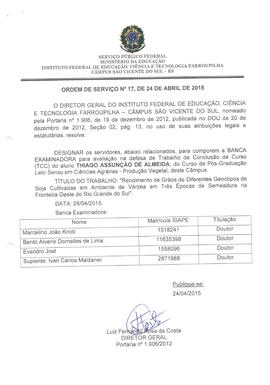 Ordem de Serviço IFFAR\SVS nº 017/2015